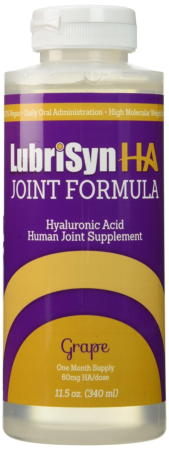 LubriSyn HA Human 11.5oz Hyaluronan Joint Supplement Grape Flavor eBay