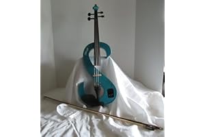 Stagg EVN 4/4 MBL Silent Violin Set with Case - Metallic Blue