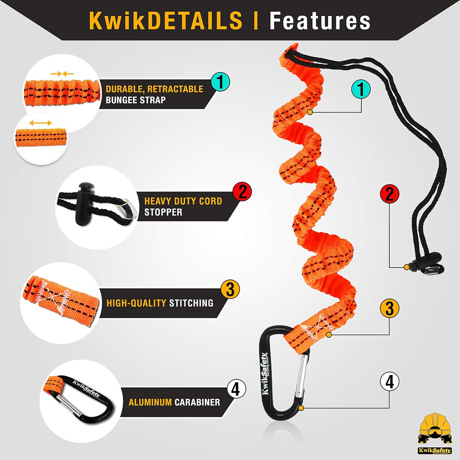 KwikSafety (Charlotte, NC) TSUNAMI KIT | 100 ft. Vertical Lifeline Rope, 1-D Ring Safety Harness, Roof Anchor, Waterproof 20L Dry Bag, Tool Lanyard ANSI OSHA Fall Arrest Restraint Protection Equipment - - 
