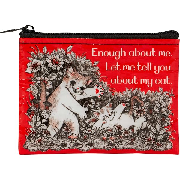 Blue Q Coin Purse – Cute Coin Pouch for Men and Women, Small