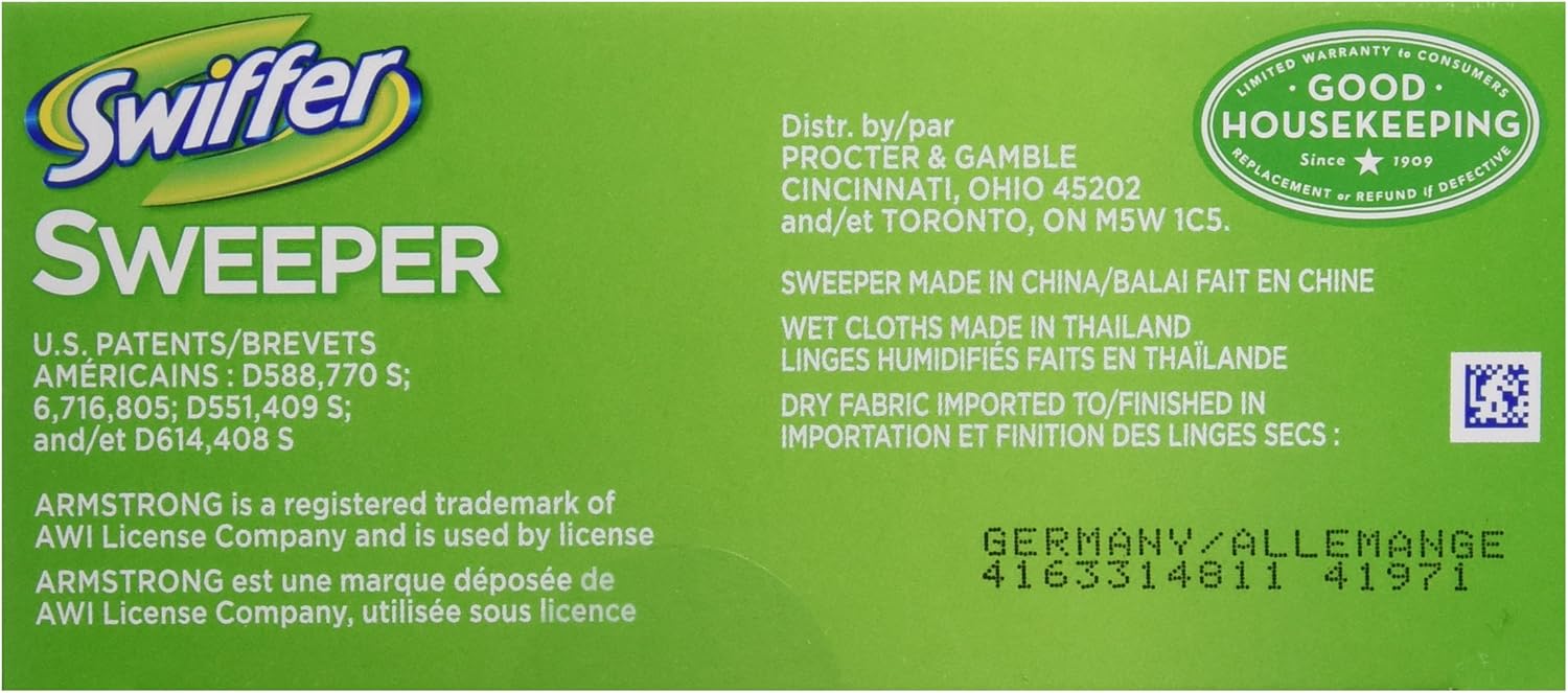 Swiffer Sweeper 2 In 1 Mop And Broom Floor Cleaner Starter Kit: Health & Personal Care