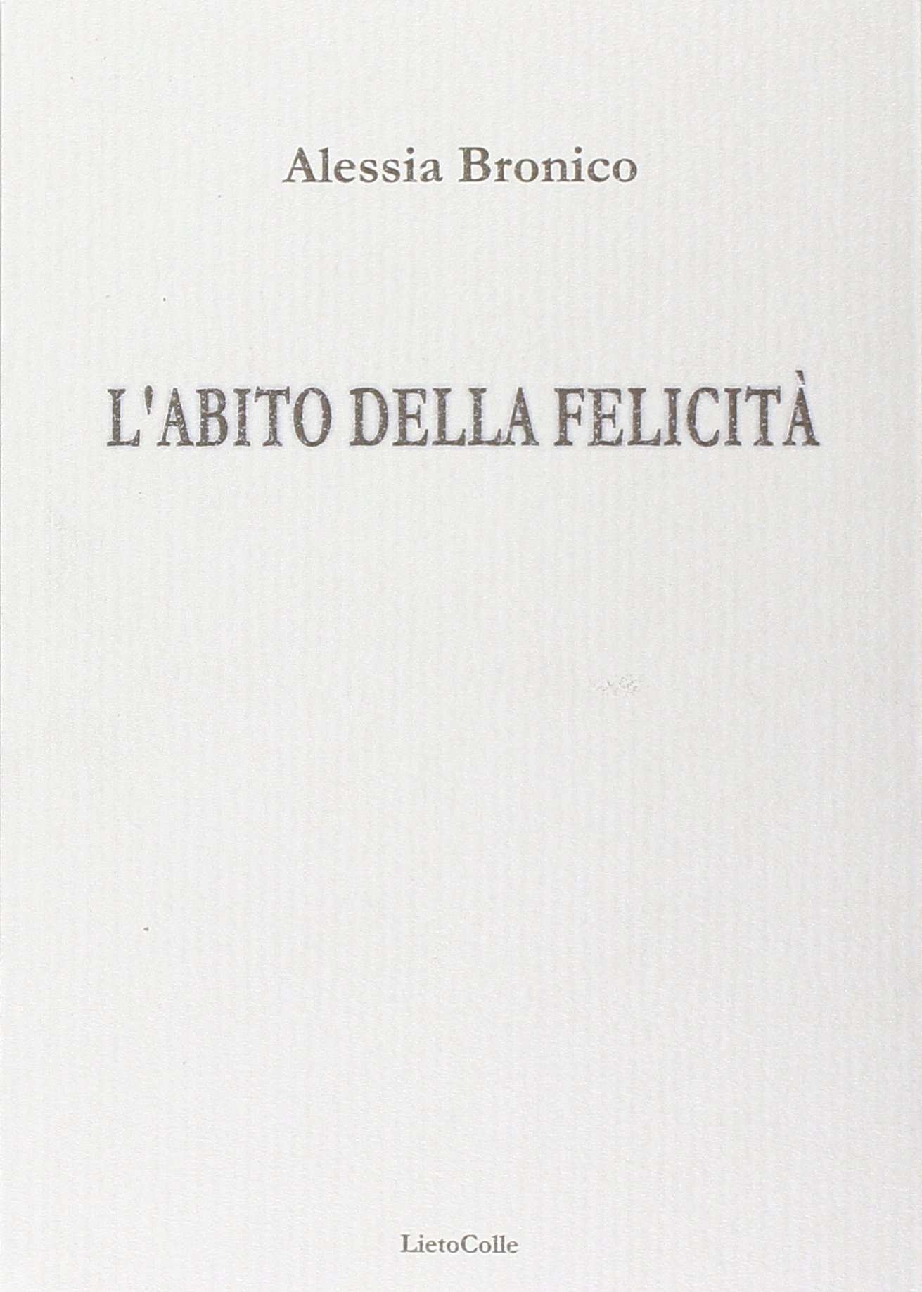 Oggi parliamo con… Alessia Bronico Oggi parliamo con… Alessia Bronico