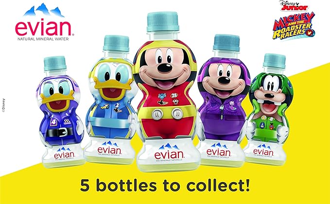 Amazon 伊藤園 Evian エビアン ディズニーパッケージ トーテムコレクターズボックス 310ml 5本 Evian エビアン ミネラルウォーター 通販