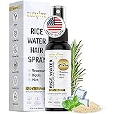 Elevate Rice Water Spray for Hair Growth - Fermented Rice Water & Rosemary Hair Mist with Biotin - Vegan Leave-In Treatment for Stronger, Thicker, Healthier Hair - Scalp Care for Women & Men