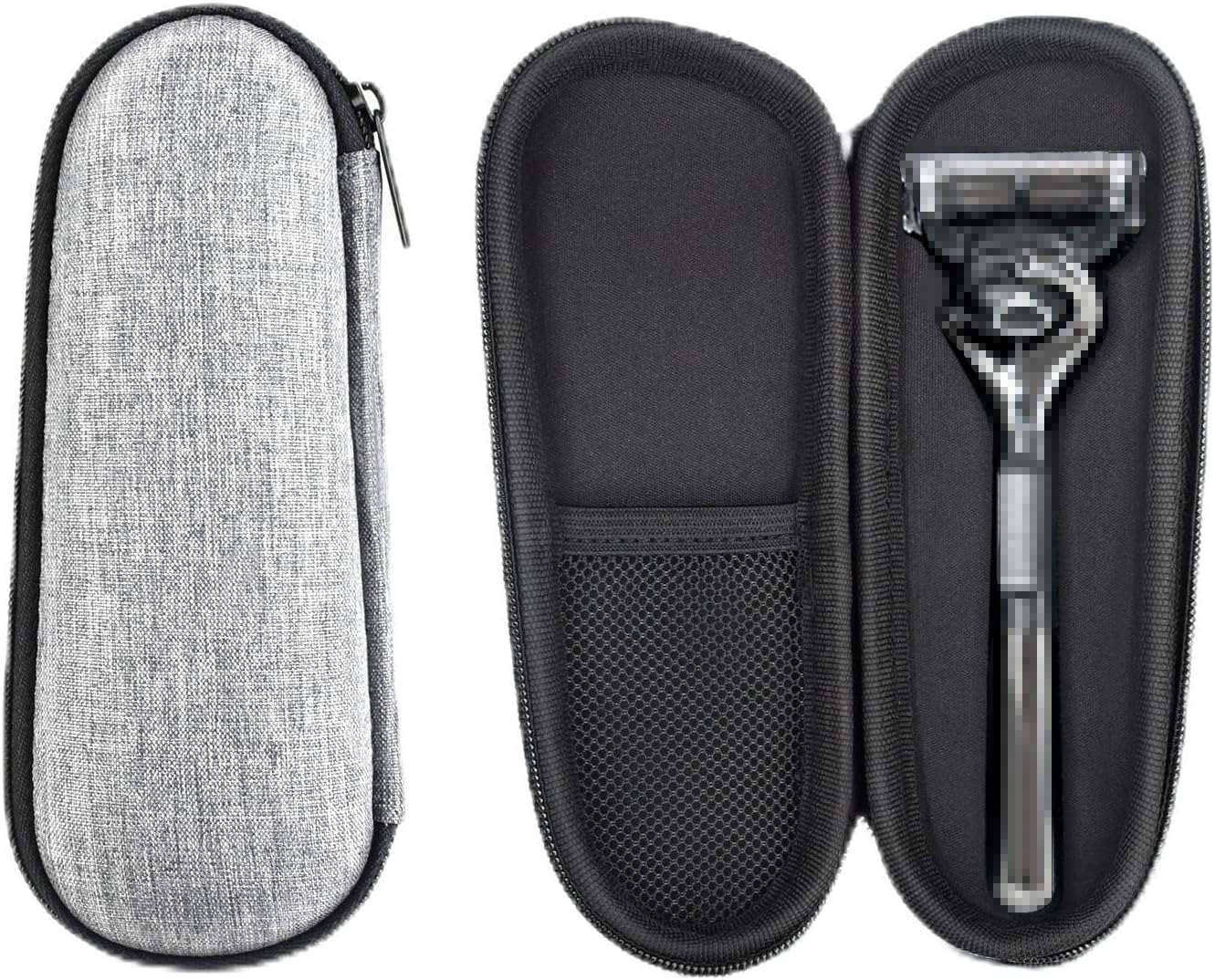 ZLiT Travel Hard Carrying Case for Gillette Fusion5 Razor Shaver Storage Bag,Waterproof Shockproof (Grey)