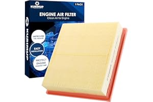 KURIMUP CA10755 Replacement Engine Air Filter, Efficient Filtration Offers 99% Air Purification, Fit for Toyota Avalon/Camry/Highlander/Sienna (2011-2020),Lexus, Grand Cherokee, Dodge Durango.