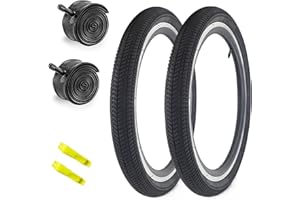 MAKELEN 2 Pack Kids Bike Tire 14x2.125 16x2.125 Folding Tire for Kids Bikes Compatible Fits Most Kids Bikes