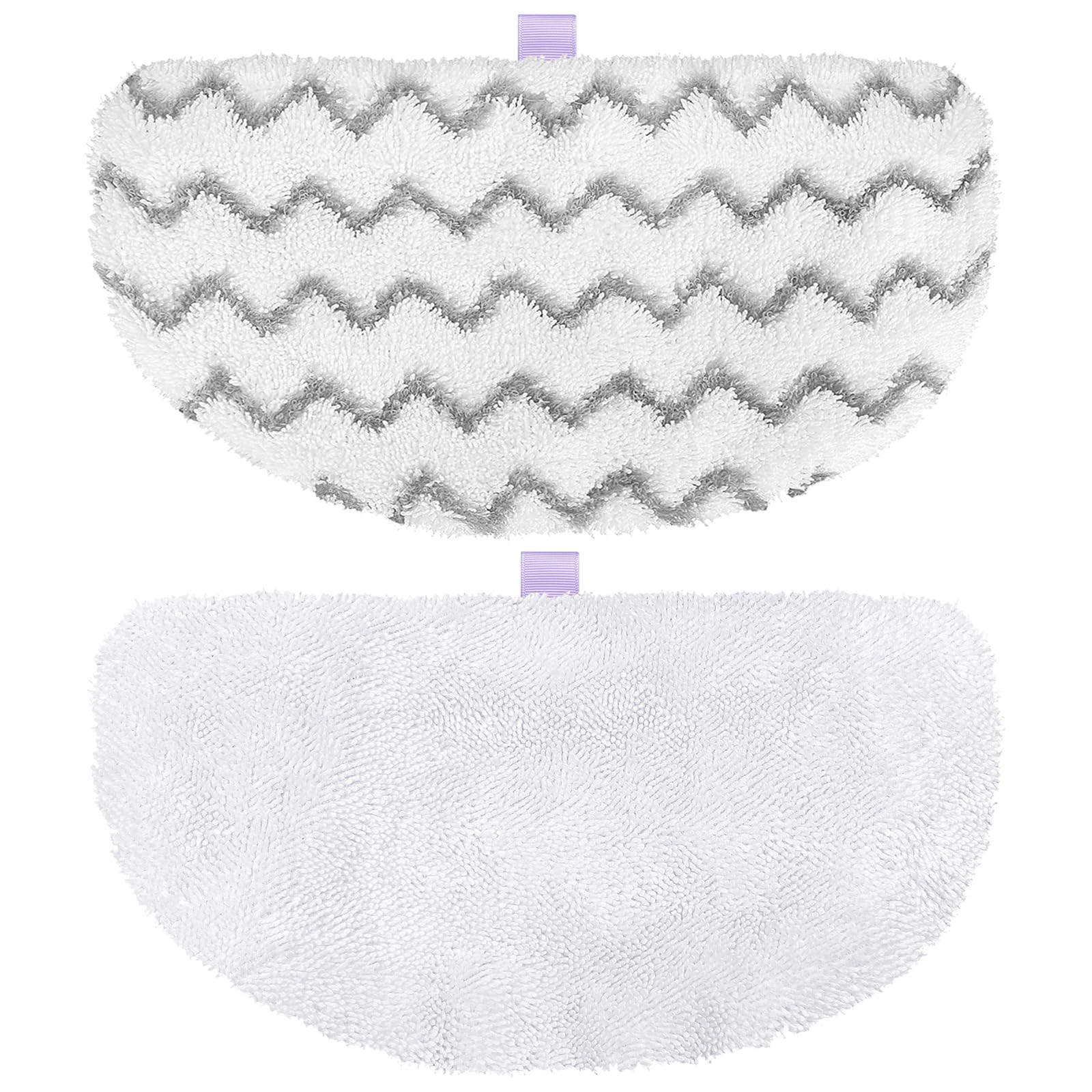 Tidy Monster 2 Pack Replacement Steam Mop Pads Compatible with Bissell PowerFresh Steam Mop, Fits Models 1940, 1806, 1544, 1440, Microfiber Scrubbing Pads for Sealed Hard Floors (1 Scrub + 1 Soft)