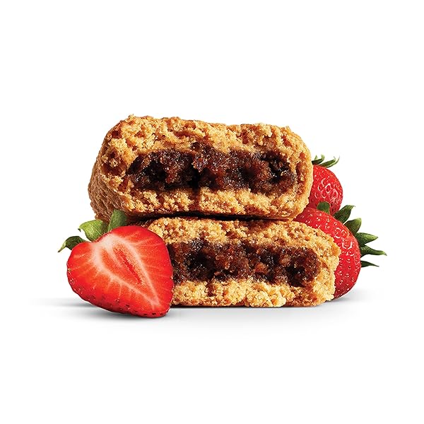 NATURE’S BAKERY WHOLE WHEAT FIG BARS, REAL FRUIT, STRAWBERRY, 12 TWIN PACKS