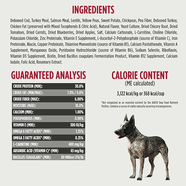 NULO FREESTYLE ADULT TRIM DRY DOG FOOD – HIGH PROTEIN GRAIN FREE DOG FOOD FOR HEALTHY WEIGHT MANAGEMENT, NATURAL KIBBLE WITH PROBIOTICS, L-CARNITINE AND FIBER FOR SMALL, MEDIUM, LARGE BREEDS, 6LB BAG