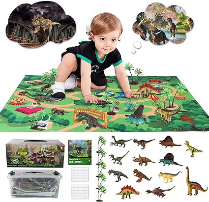 dinosaur play mat set