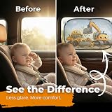 CARAMAZ Car Window Shades for Baby 51x31 cm Pack of 2 with Suction Cups view 2