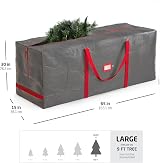 Zober Jumbo 9 FT Christmas Tree Storage Bag with Dual Zippers view 6