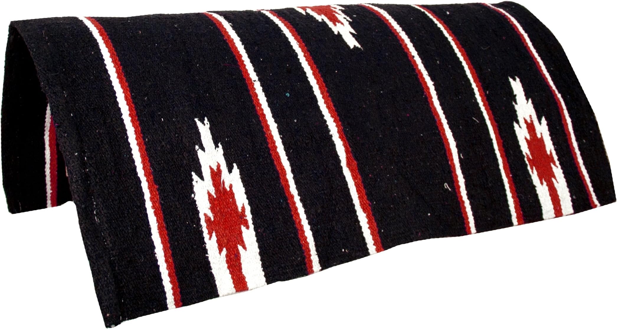 Tahoe Tack Hand Woven Navajo Acrylic Western Horse Saddle Blanket - Multiple Colors - 30x30"