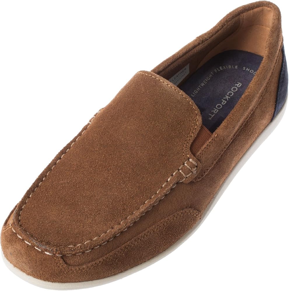rockport venetian suede loafers