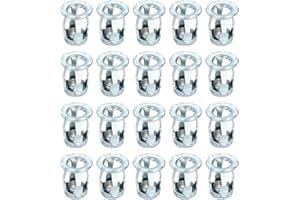 PATIKIL Expansion Screw Petal Nuts M8, 20 Pcs Jack Nut Carbon Steel Petal Shape Rivet Nut Insert Nuts Fasteners for Hollow Wa