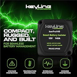 Dual Battery Isolator Kit 12V - 140 Amp Voltage