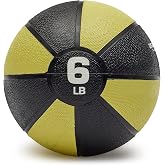 Amazon Basics Weighted Medicine Ball for Core Strength, Strength Training, Full-Body Workouts and Balance Exercises