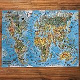 Gibsons Epic Earth 1000 Piece Jigsaw Puzzle by Hartwig Braun – Map Theme view 2