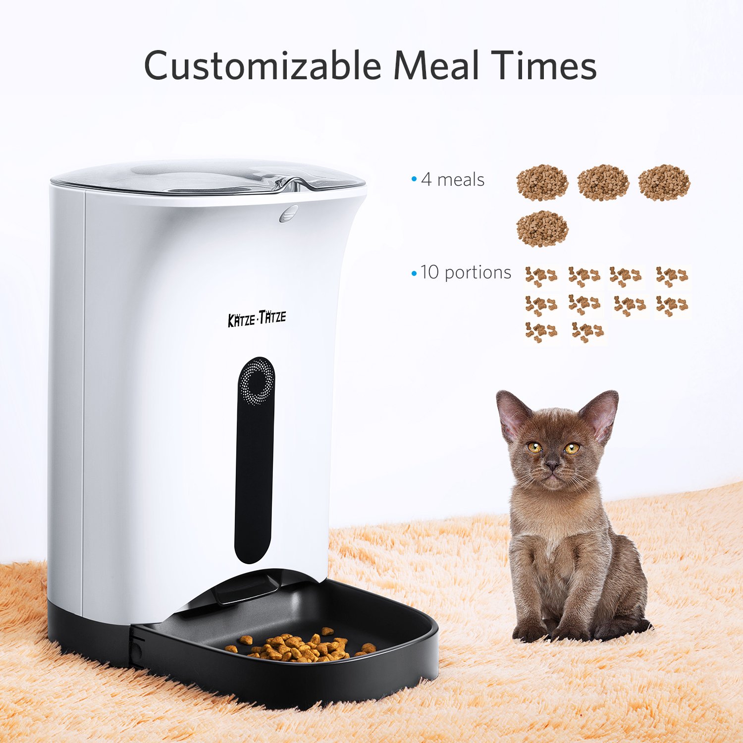 Dispensador Automático De Pienso Perro Gato Zd 90 Br4873100