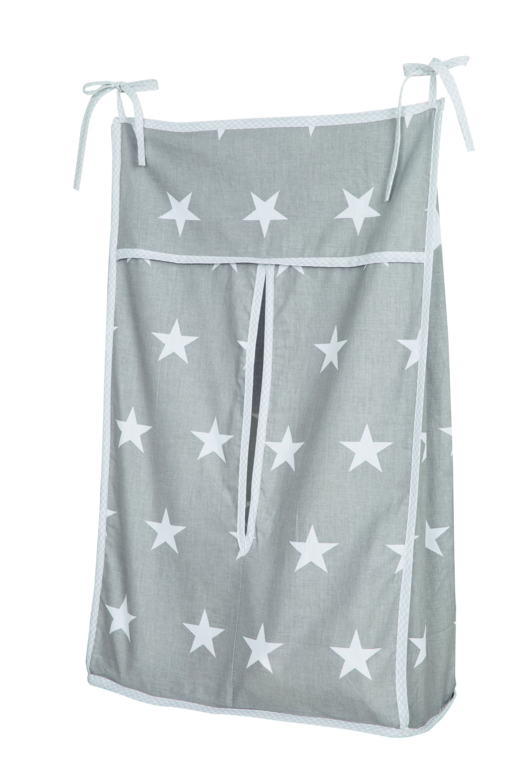 Roba Little Stars Fabric Organiser, Storage & Decoration for Nappies, Toys or Baby Gear to Hang on Baby Bed or in a Baby's Bedroom