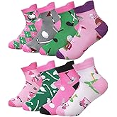 Bonuci 8 Pairs Valentine Novelty Golf Socks Gifts for Golf Lover Women Men Funny Sport Ankle Low Cut Socks Birthday Gift