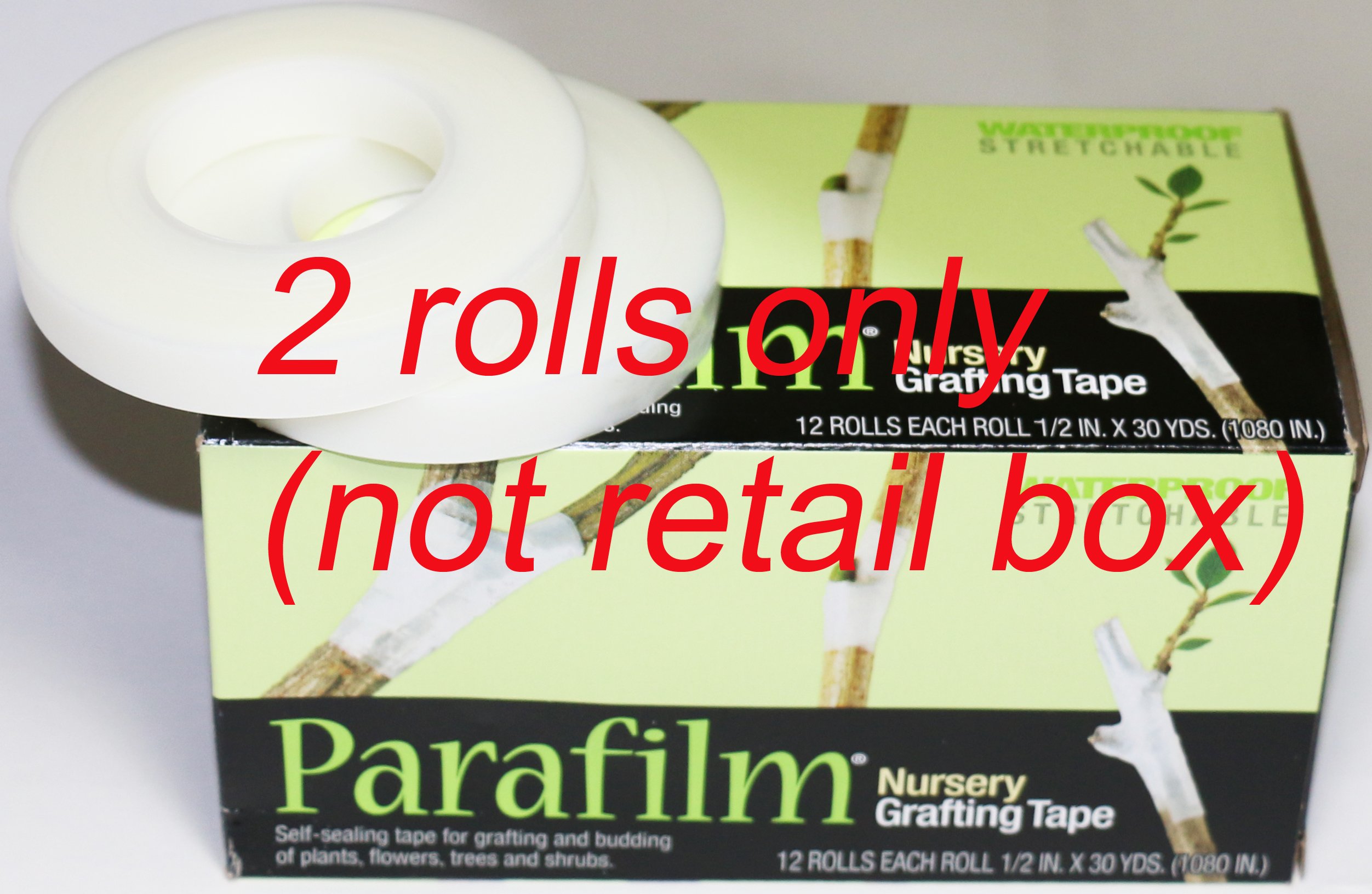 Parafilm Nursery Grafting Tape (2 Rolls; 0.5"wide X 1080"long p... Free