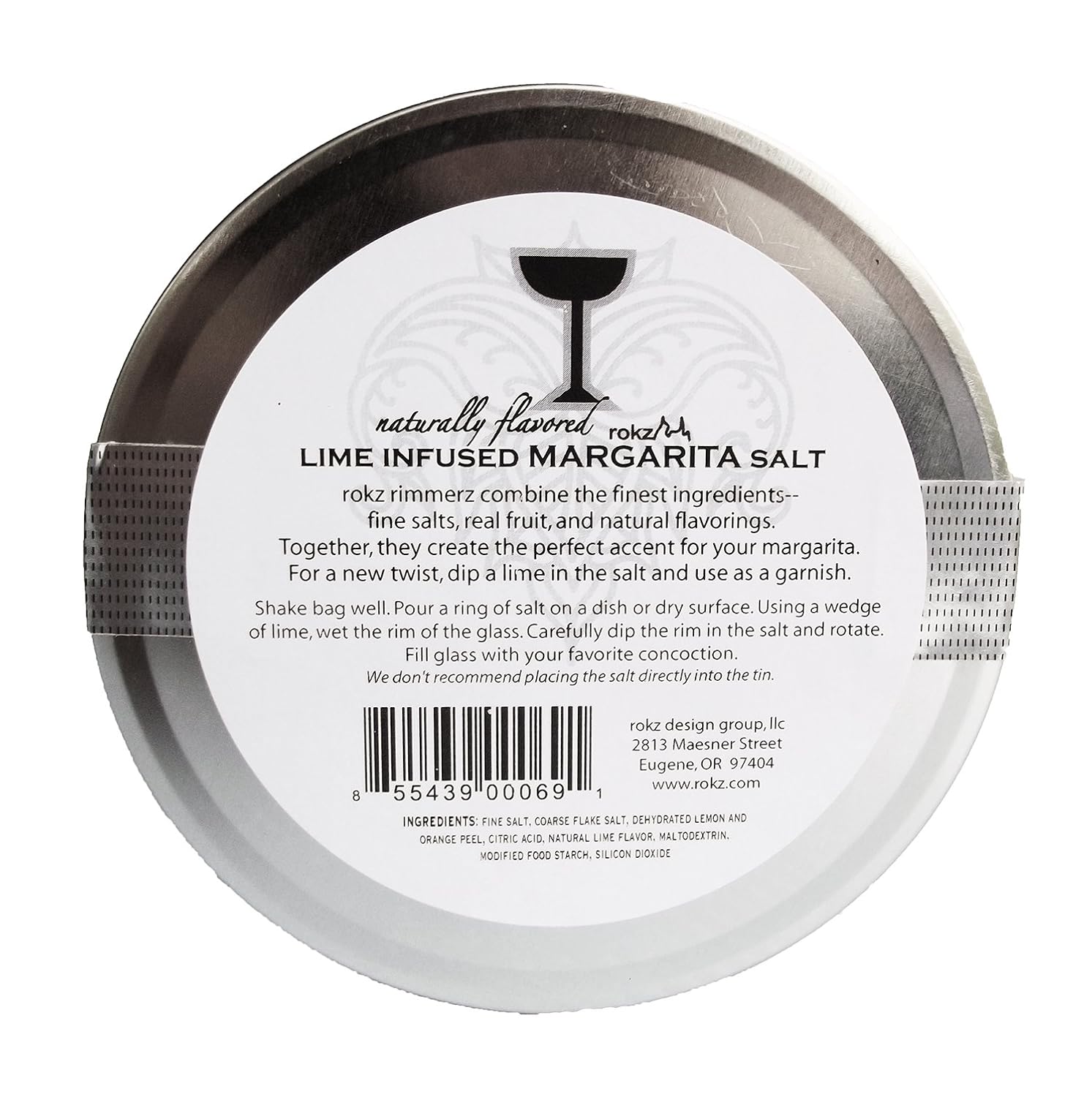 rokz Lime Margarita Salt Rimmerz, 4 ounce : Cocktail Rimmers : Grocery & Gourmet Food