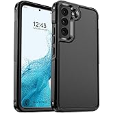 zapica Designed for Samsung Galaxy S22 Case, Black | Military Grade Drop Protection, Dual Layer Structure Design, Heavy Duty Shockproof Non-Slip Phone Cover