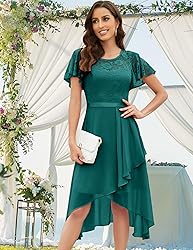 Wedtrend Women's Formal Dress Ruffle Cocktail Party