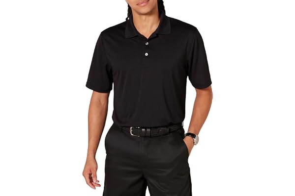 Amazon Essentials Mens Regular-Fit Quick-Dry Golf Polo Shirt (Available in Big & Tall)