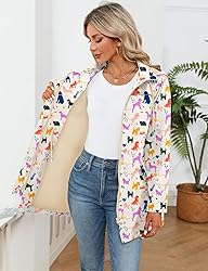 LOMON Women Rain Jacket Waterproof Hooded Jackets