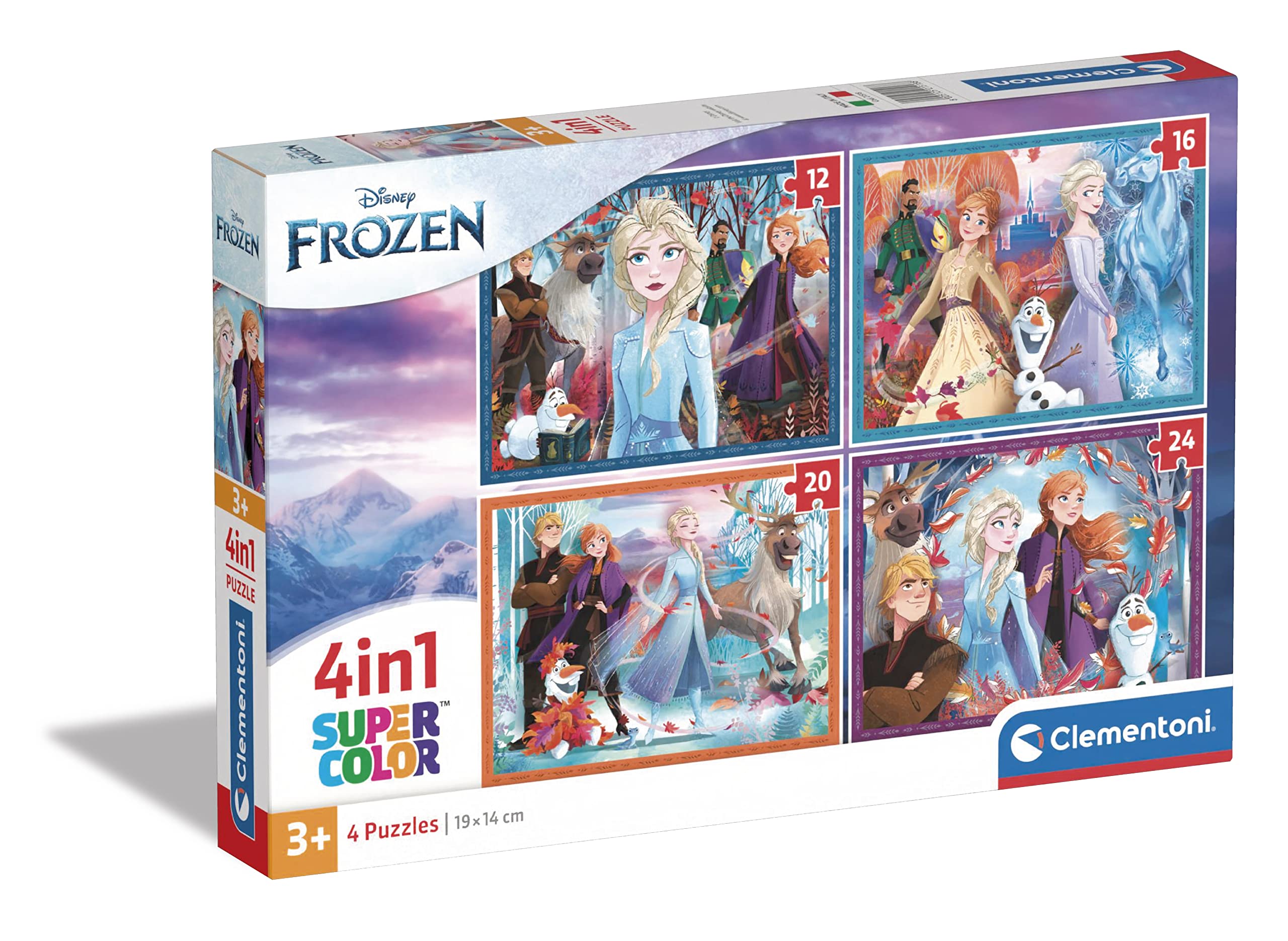 Clementoni 21518 Disney Frozen Puzzle, [Po] Possible Shades of Blue, White, and Silver