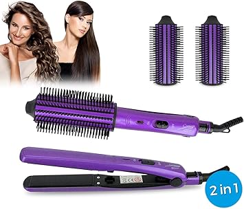 Jy 802 Piastra E Spazzola Per Capelli 2 In 1 Capriccio Capelli Lisci E Ricci Media Wave Store Amazon It Bellezza