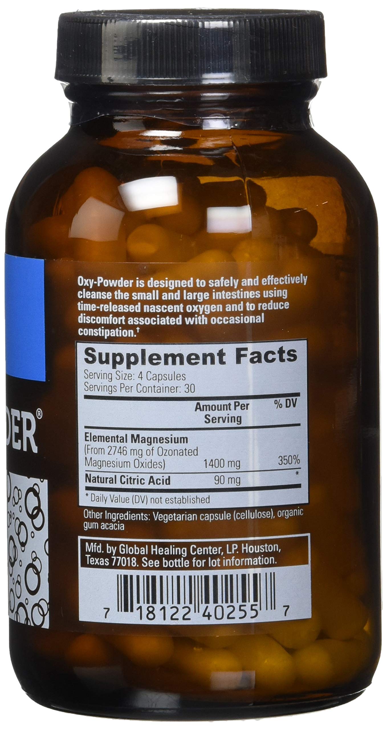 Global Healing Center OxyPowder Colon Cleanse Detox Oxygen Based