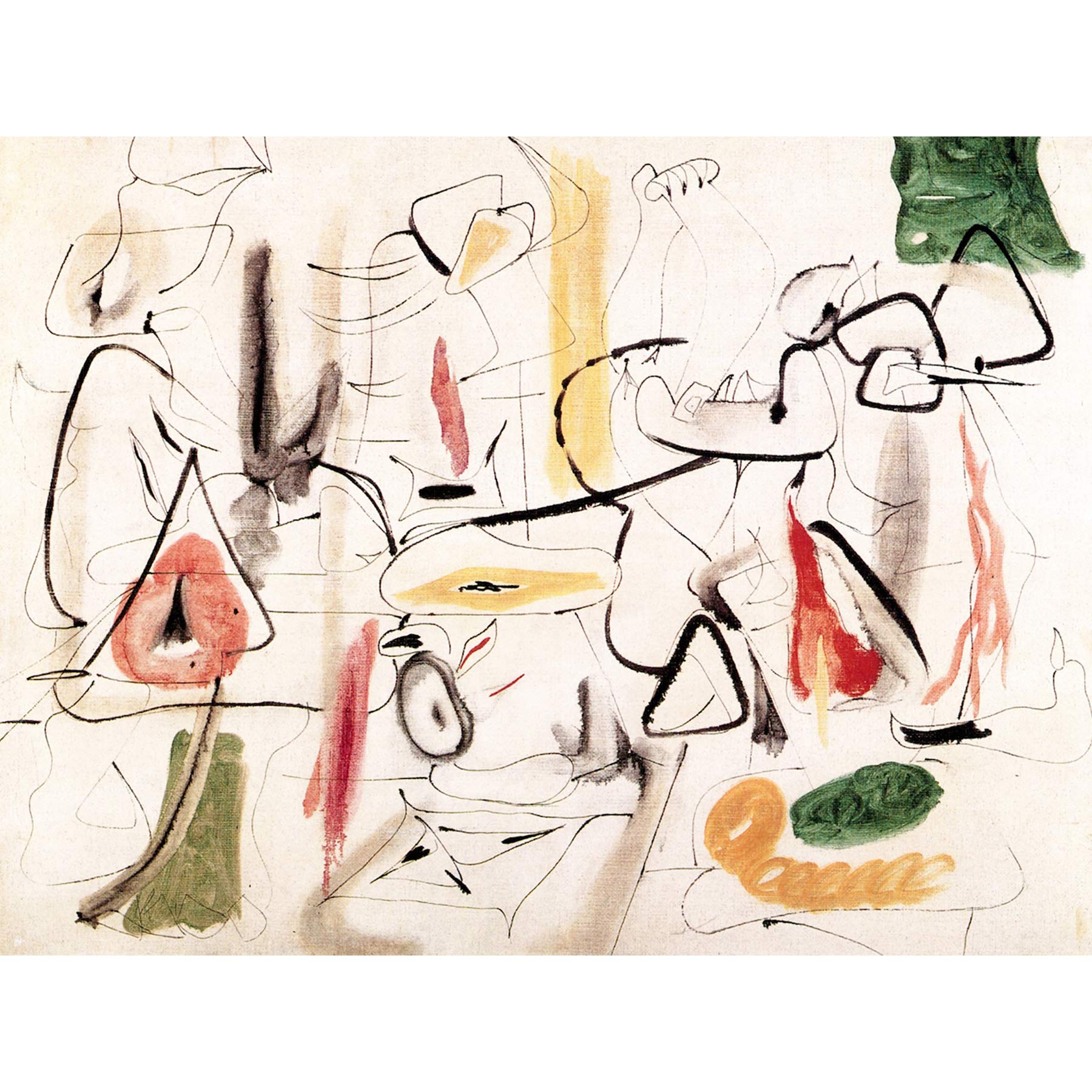 Gorky They Will Take My Island Abstract Painting Large Wall Art Print Canvas Premium Mural