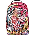 UNIKER Graffiti Backpack for Women,Casual Daypack Rose,Designer Laptop Backpack for 15.6 Inch,College Backpack Skateboarder Street Style Pack