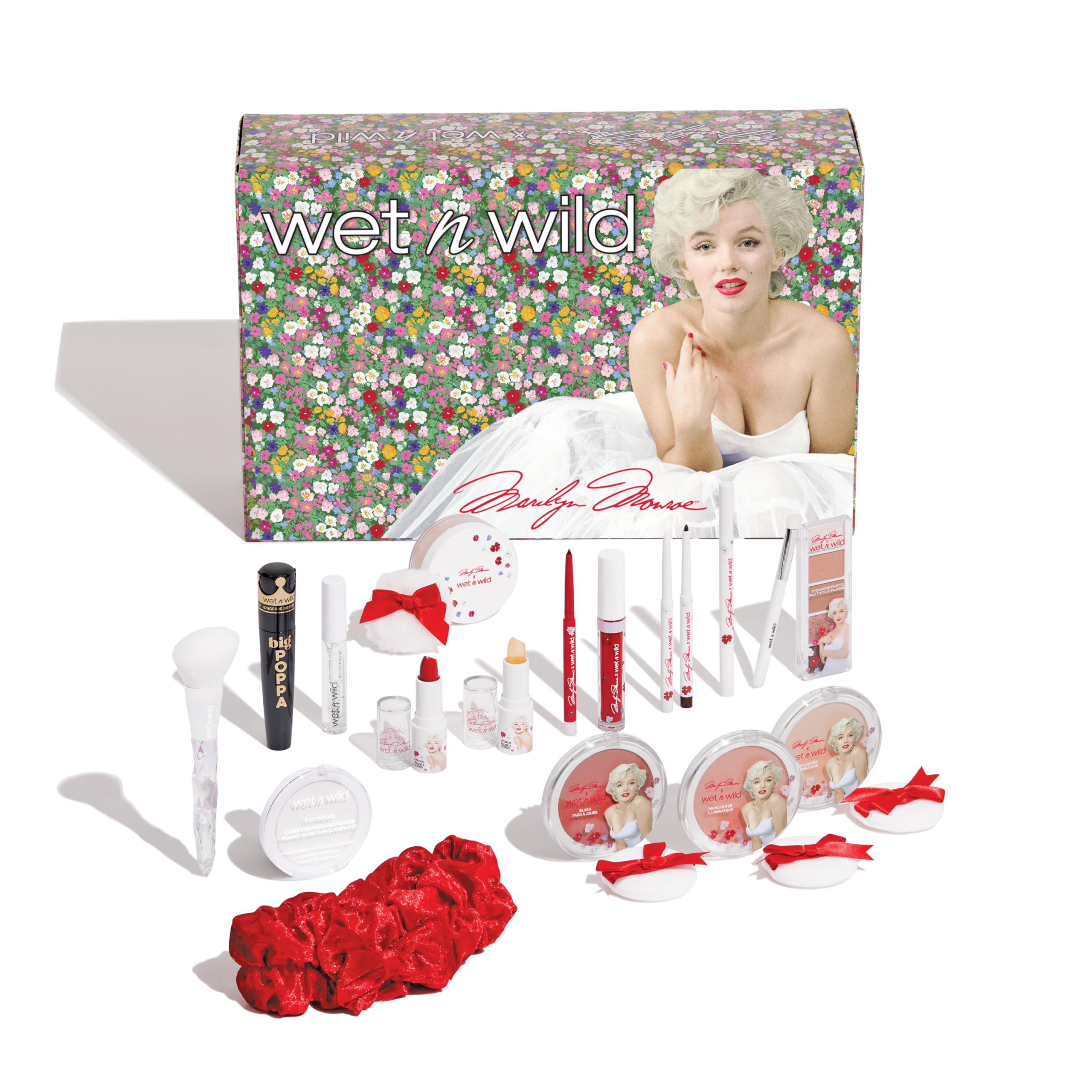 wet n wild Marilyn Monroe Collection PR Box - Makeup Set with Versatile Brushes, Buildable & Blendable Palettes, Vibrant Colors, & Lip Glosses for Unique Looks, Cruelty-Free & Vegan Image