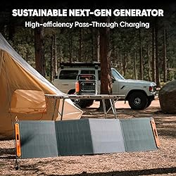 Jackery Solar Generator 1000 v2 with 2x100W Solar