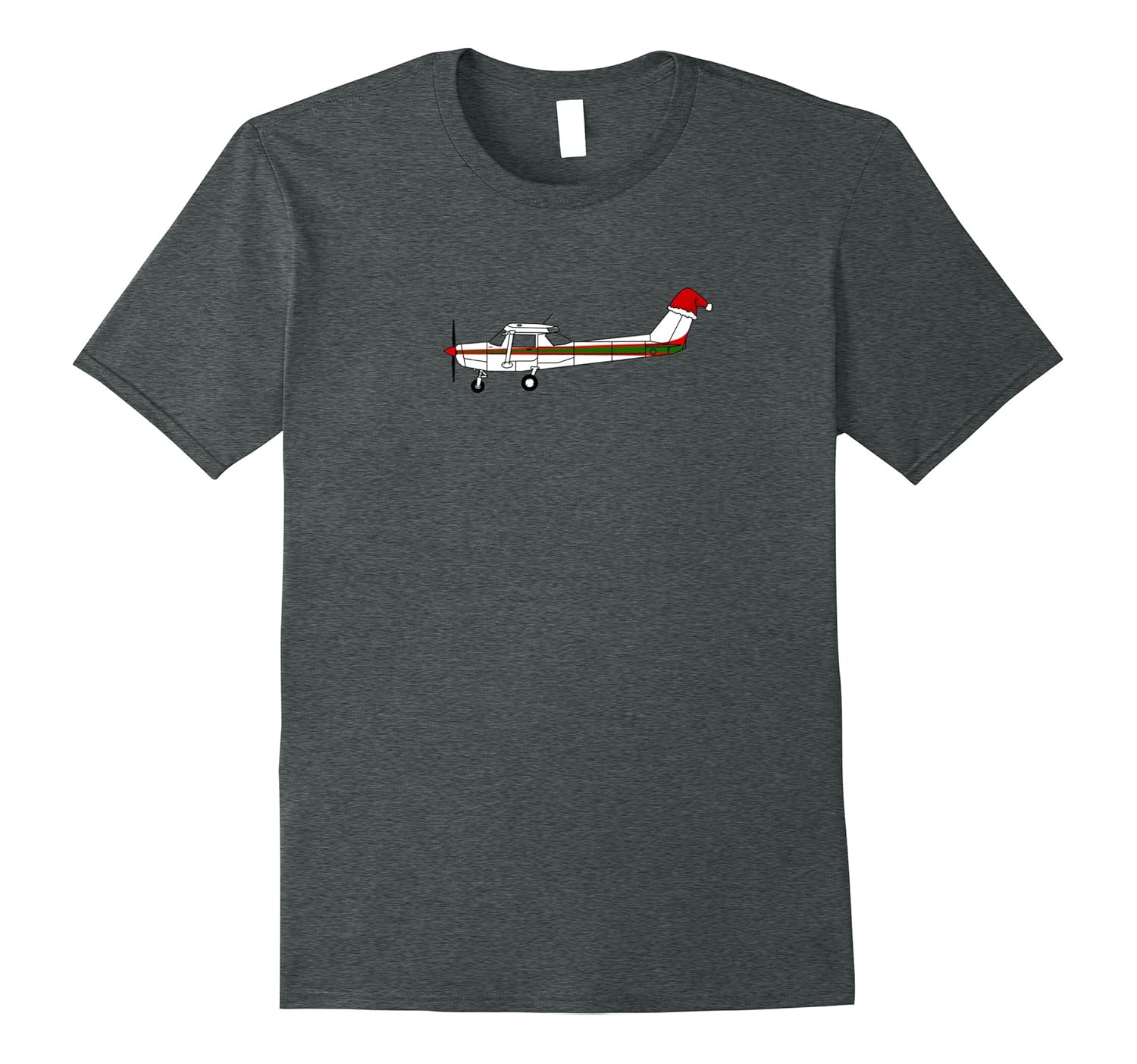 The People's Plane: Christmas Airplane T-Shirt-Rose