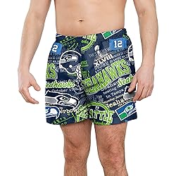 FOCO Seattle Seahawks NFL Mens Logo Rush Swimming