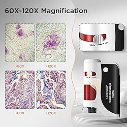 60x-120x Mini Pocket Microscope for Kids