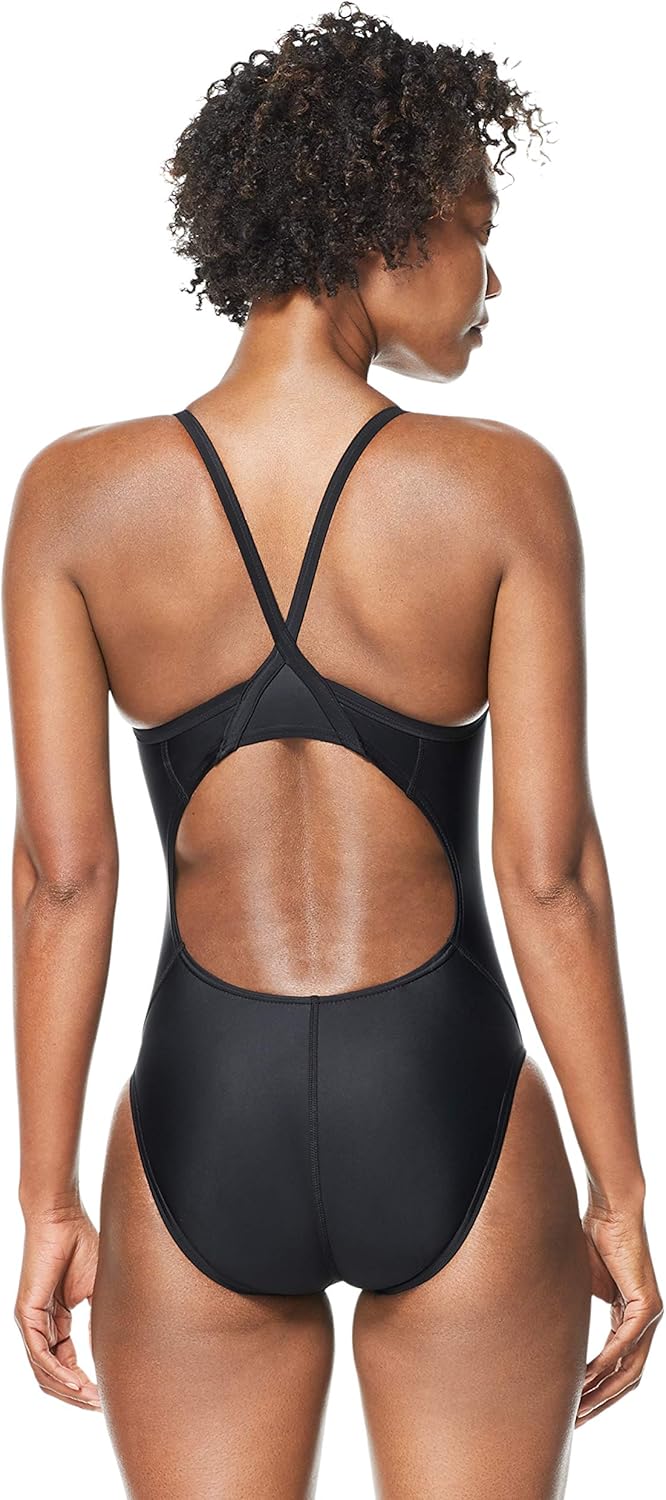 Speedo Tone Setter Splice Flyback Swimsuit : Clothing