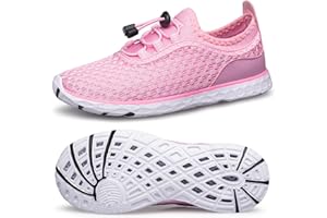 DOUSSPRT Water Shoes for Kids Boys Girls Quick Dry Beach Sports Swim Pool Aqua Shoes for Toddler/Little Kid/Big Kid