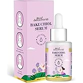 Satthwa Organic Bakuchiol Face Serum - Plumping, Anti-Aging and Reduces Wrinkles Fine Lines - Serum with Vitamin C, Ashwagand