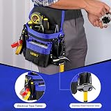LEFOR·Z Tool Belt 14-Pocket Magnetic Pouch Adjustable Utility Carpenter view 4