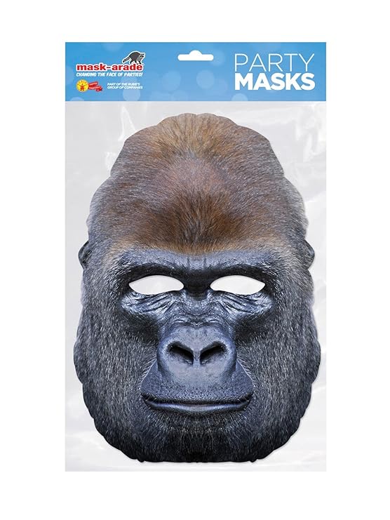 Rubie s Frankreich – mgoril01 – Maske Pappe Gorilla