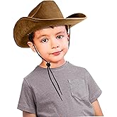 Rubies Brown Faux Suede Cowboy Hat for Kids, Boy's No Size