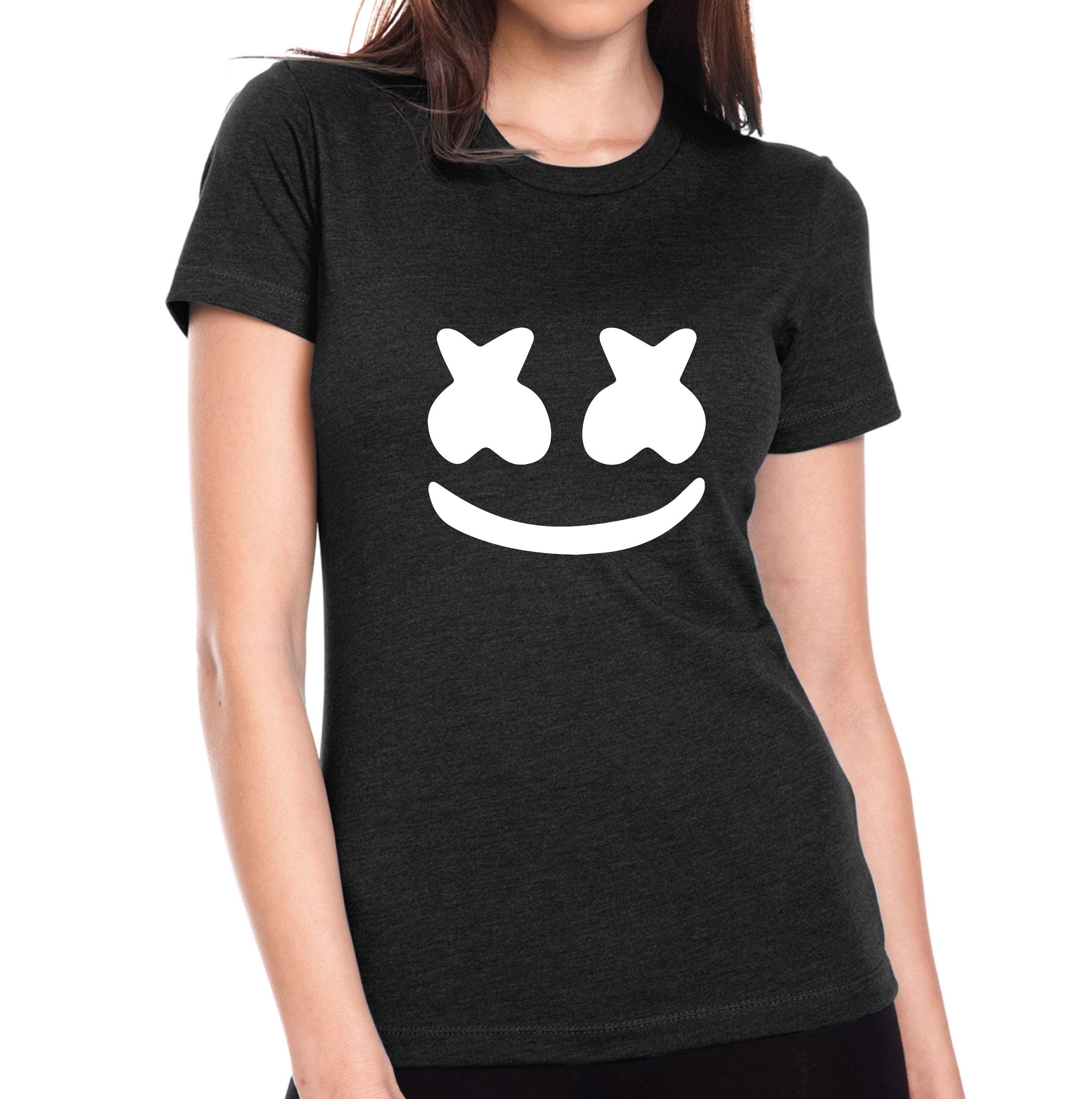 Allday Us Marshmello T Shirt For And Graphic Tee Face Shirt 9064 Kitilan