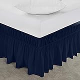 Utopia Bedding Twin Elastic Bed Ruffle - Easy Wrap